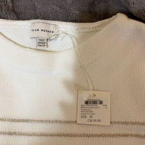 White sweater Club Monaco